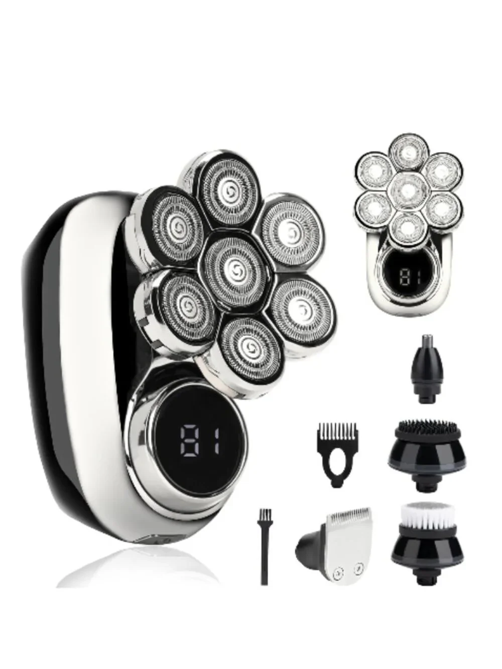 5-in-1 Electric Head Shaver For Men